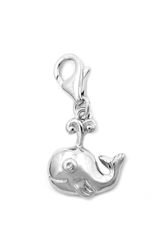 PENDANT CHARM WHALE SILVER 925