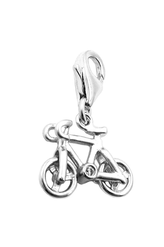 PENDANT CHARM BICYCLE SILVER 925