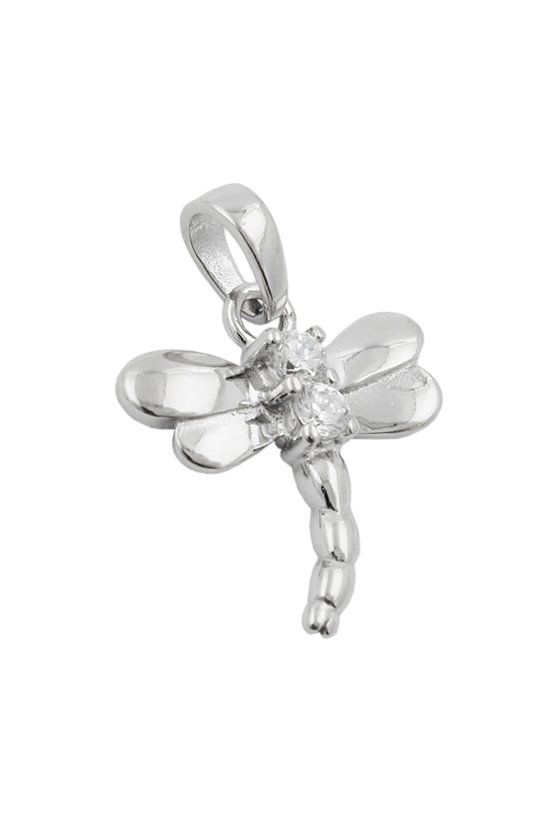 PENDANT DRAGONFLY ZIRCONIA SILVER 925