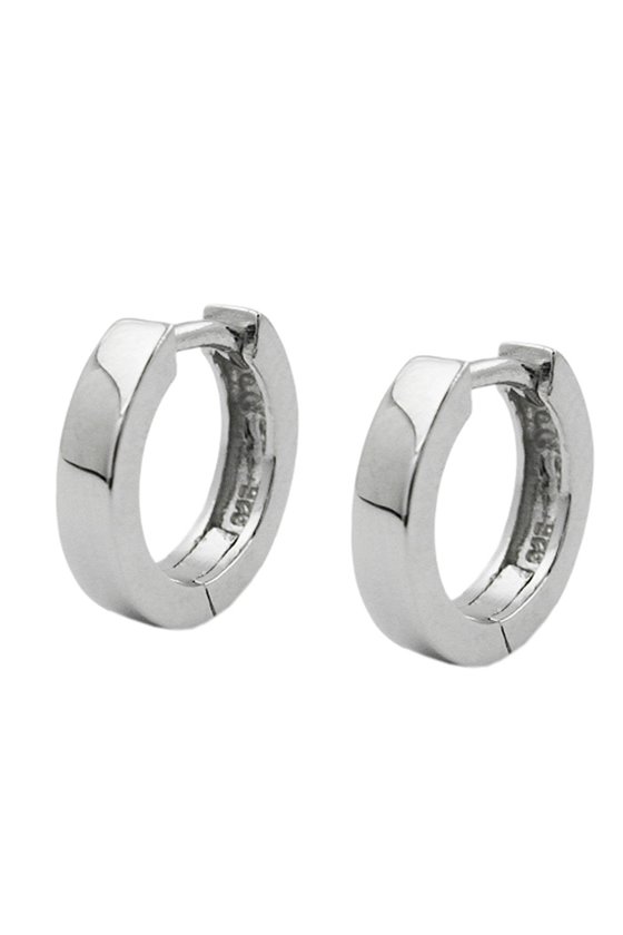 HOOP EARRINGS 11MM X 2.5MM SILVER 925