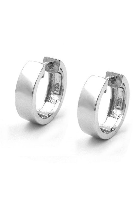 HOOP EARRINGS 4,5MM SILVER 925