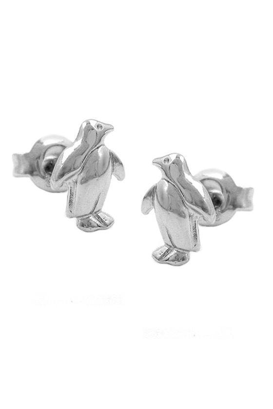 STUD EARRINGS PENGUIN SILVER 925