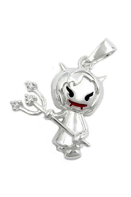 PENDANT DEVIL SILVER 925