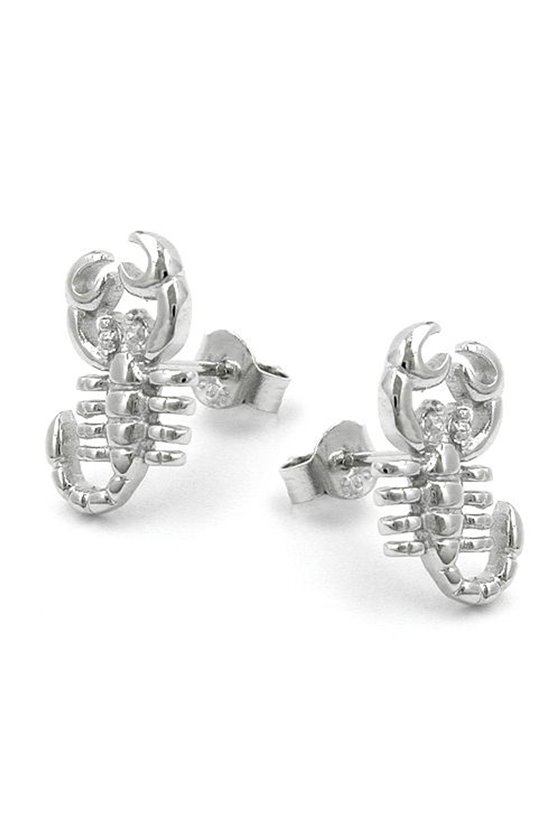 EAR STUDS SCORPION SILVER 925