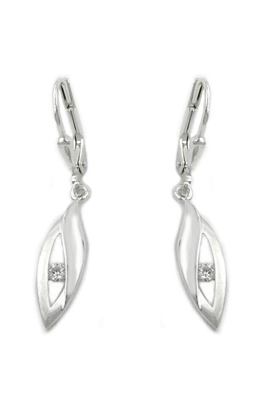 LEVERBACK EARRINGS ZIRCONIA SILVER 925