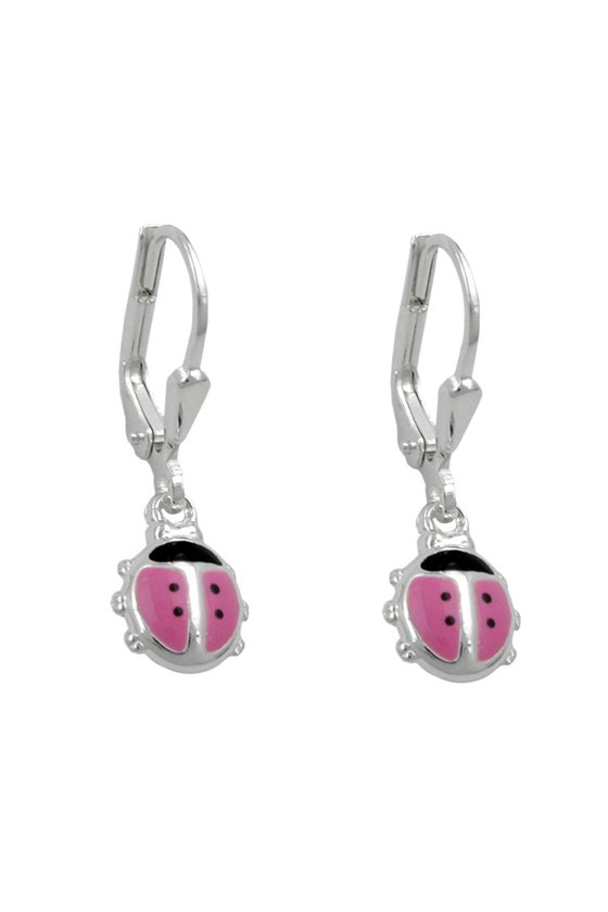 EARRINGS LEVERBACK LADYBIRD SILVER 925
