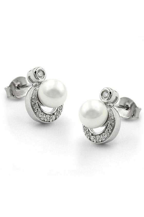 EARSTUDS CUBIC ZIRCONIA SILVER 925