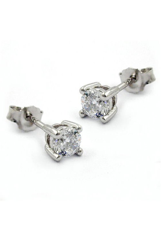 EARSTUDS CUBIC ZIRCONIA SILVER 925