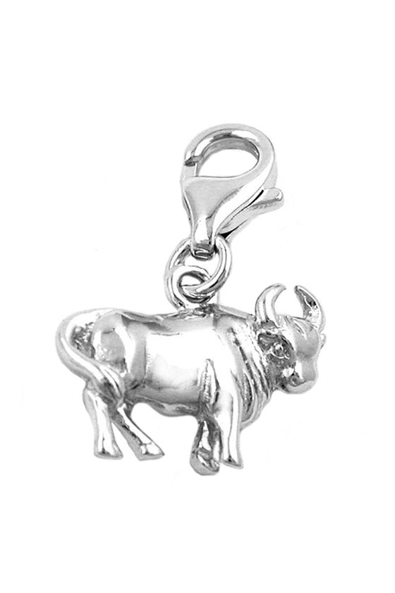 CHARM ZODIAC SIGN TAURUS SILVER 925