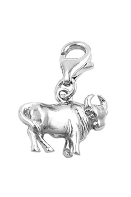 CHARM ZODIAC SIGN TAURUS SILVER 925