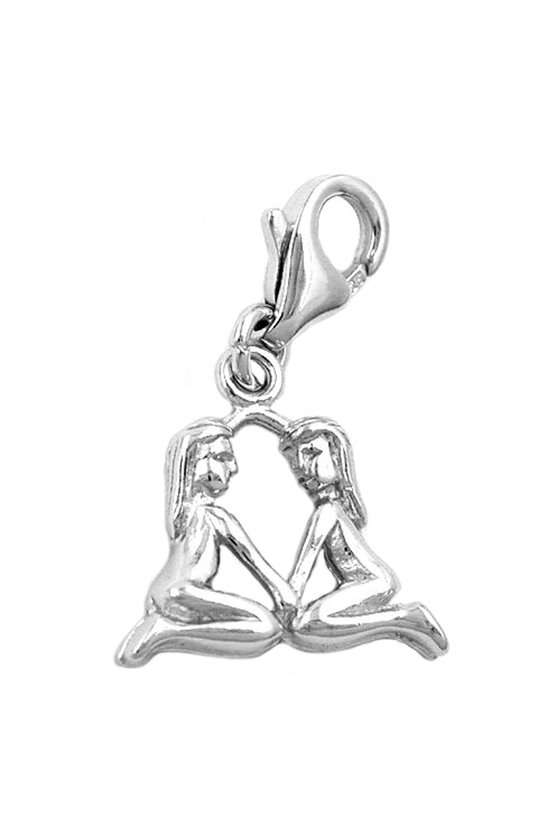 CHARM ZODIAC SIGN GEMINI SILVER 925