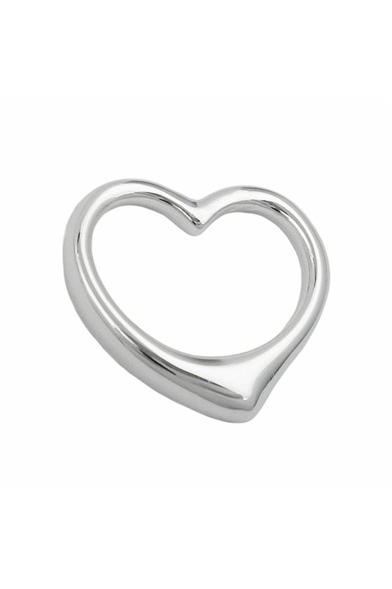 PENDANT 15MM HEART SILVER 925