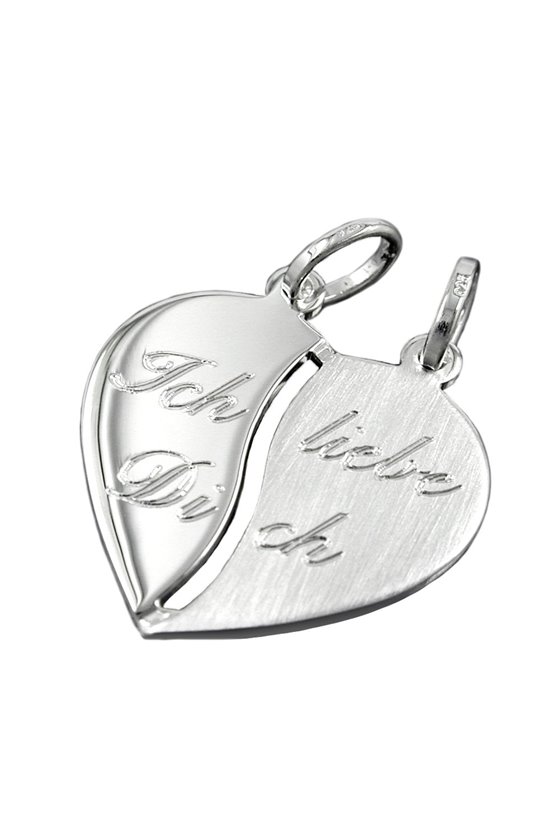 PENDANT FRIENDSHIP 2 HEARTS SILVER 925