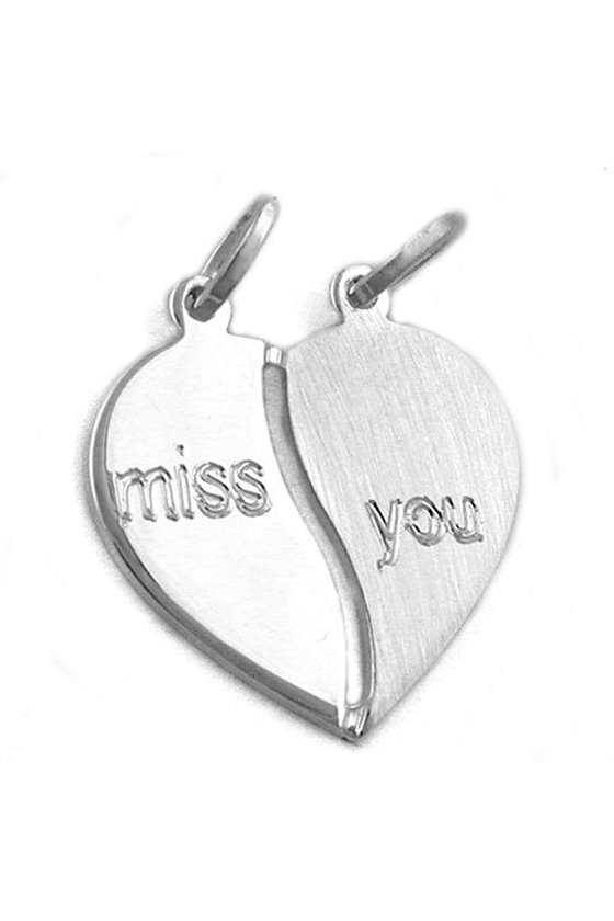 FRIENDSHIP PENDANT 2 HEARTS SILVER 925