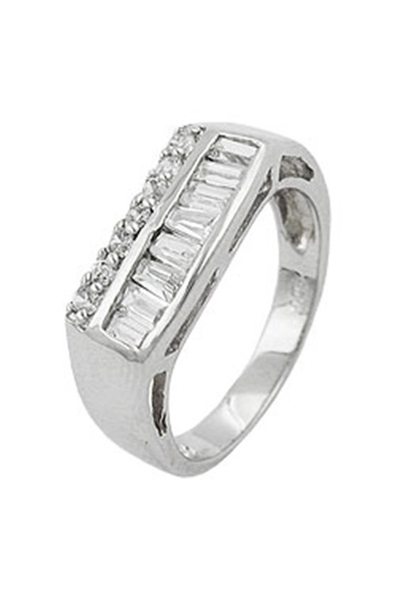 RING ZIRCONIA CRYSTALS SILVER 925