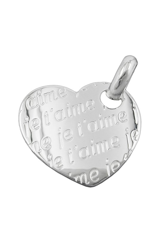 PENDANT HEART -JE T'AIME- SILVER 925