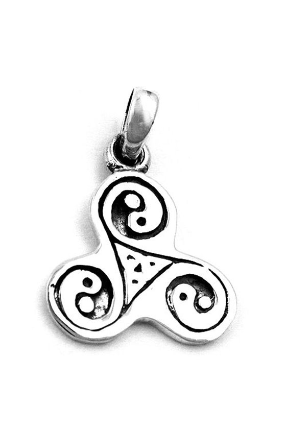 PENDANT TRISKEL YIN-YANG SILVER 925