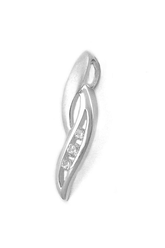 PENDANT 3X ZIRCONIA SILVER 925