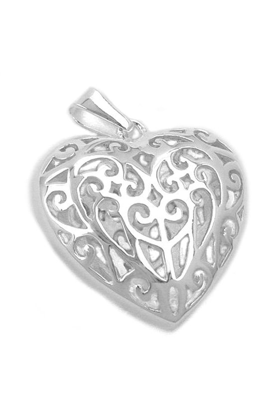 PENDANT FILIGREE HEART SILVER 925