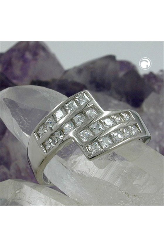 RING ZIRCONIAS SILVER 925