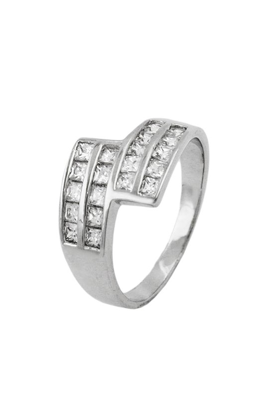 RING ZIRCONIAS SILVER 925