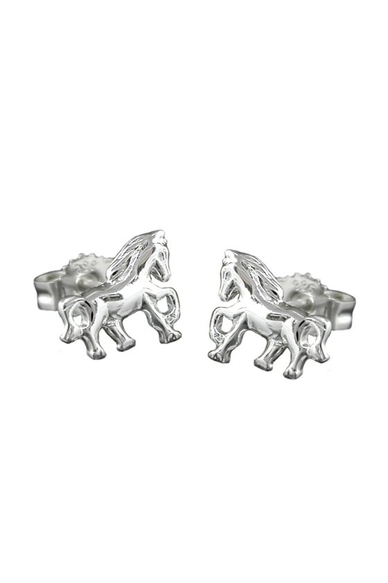 EARRINGS HORSES SILVER 925