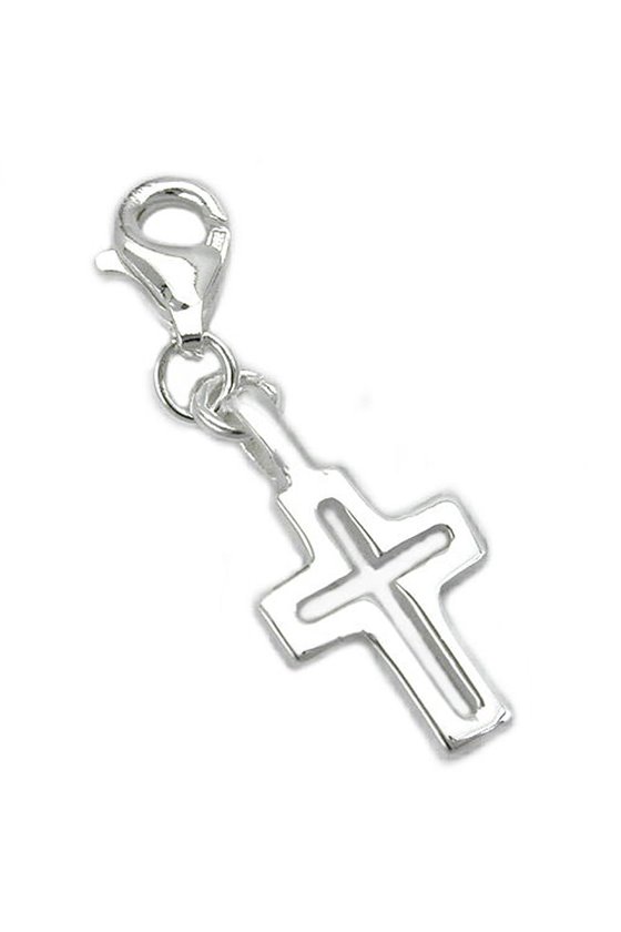 PENDANT CHARM CROSS SILVER 925
