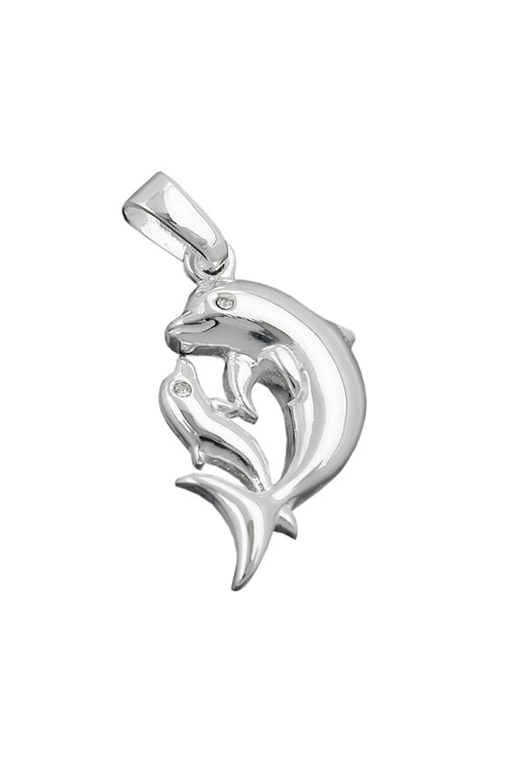 PENDANT DOLPHINS SILVER 925