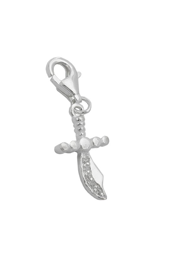 PENDANT,CHARM TURK SWORD SILVER 925