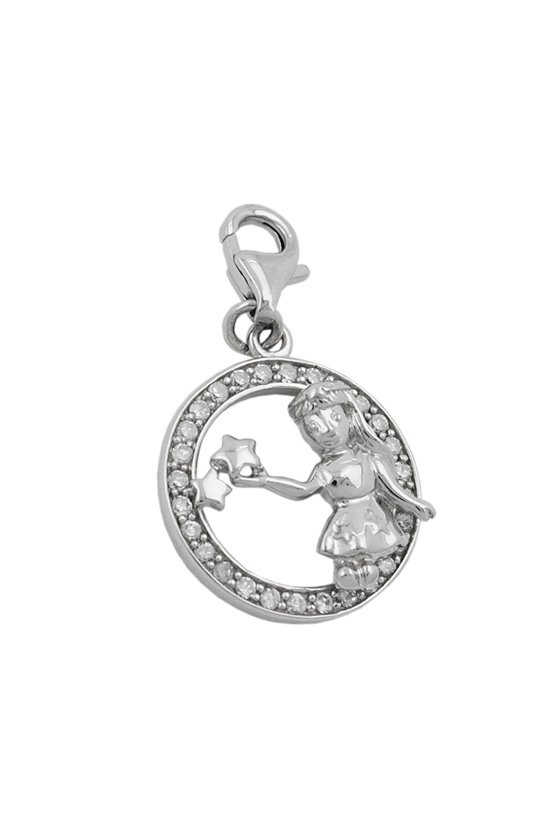 PENDANT CHARM VIRGO SILVER 925