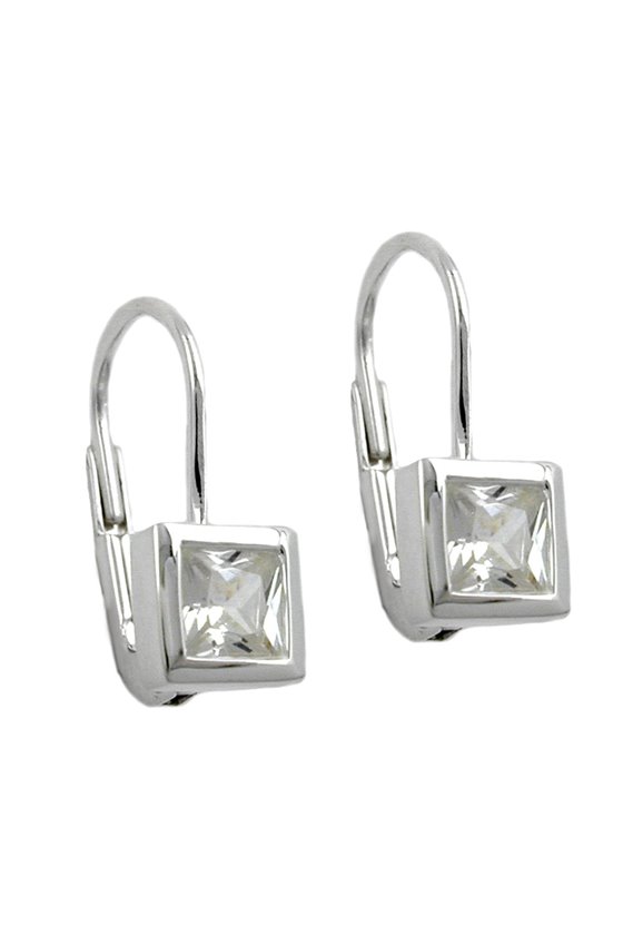 EARRINGS CUBIC ZIRCONIA SILVER 925
