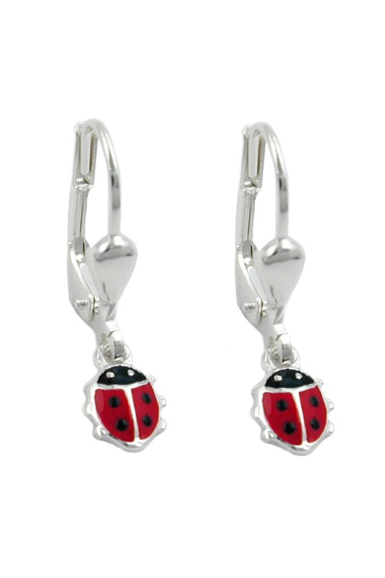 EARRINGS LADYBIRD SILVER 925
