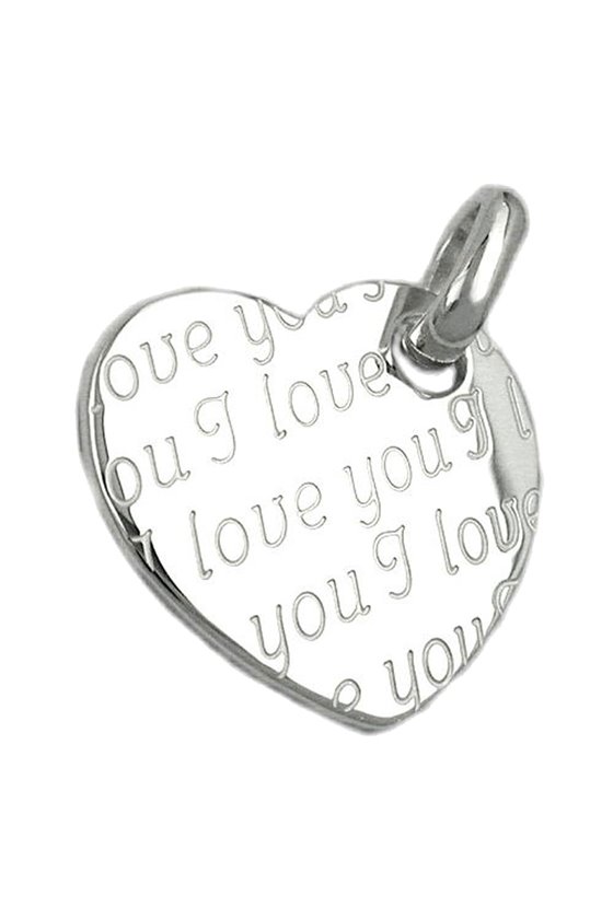 PENDANT HEART I LOVE YOU SILVER 925