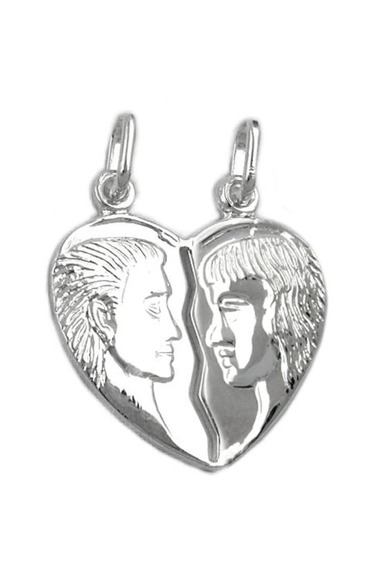 FRIENDSHIP PENDANT WOMAN & MAN SILVER 925