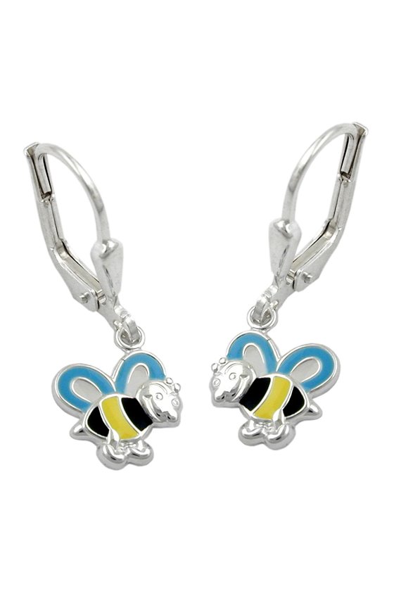 LEVERBACK EARRINGS BEE SILVER 925