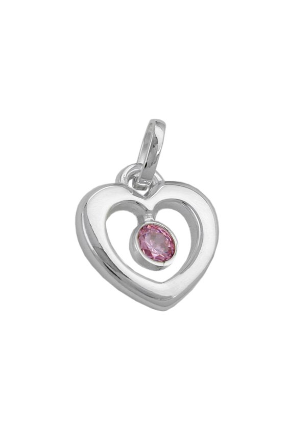 PENDANT HEART WITH ZIRCONIA SILVER 925