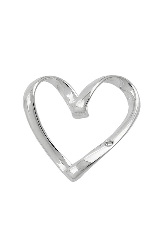 PENDANT HEART CUBIC ZIRCONIA SILVER 925