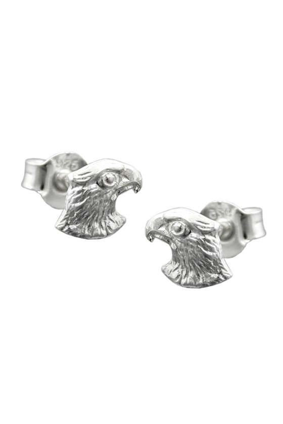 EARRINGS EAGLE HEAD SILVER 925