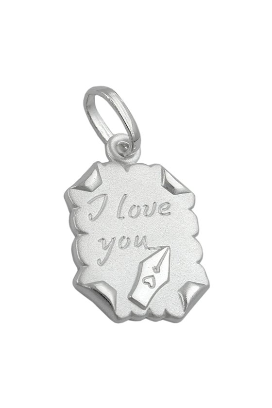 PENDANT LETTER -I LOVE YOU- SILVER 925