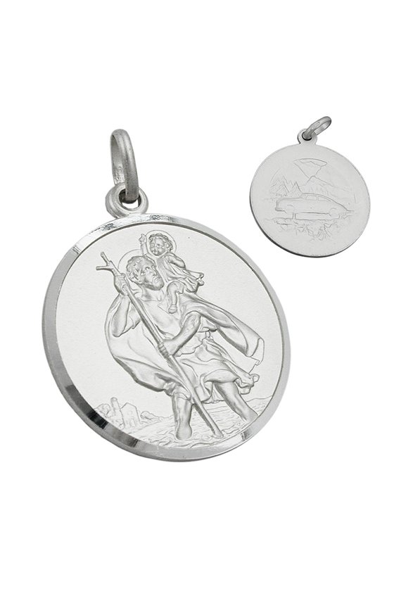 PENDANT MEDAL SAINT CHRISTOPHERUS 925
