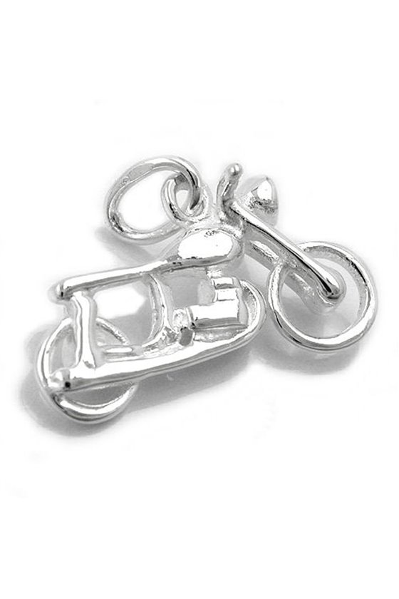PENDANT MOTOCYCLETTE SILVER 925