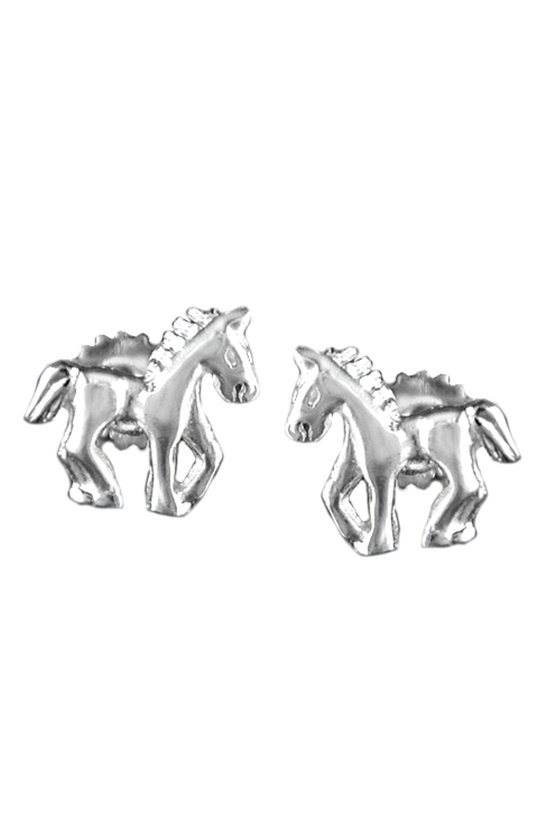 EARRINGS HORSES SILVER 925