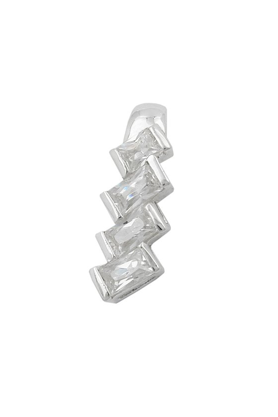 PENDANT 4 ZIRCONIA CRYSTALS SILVER 925