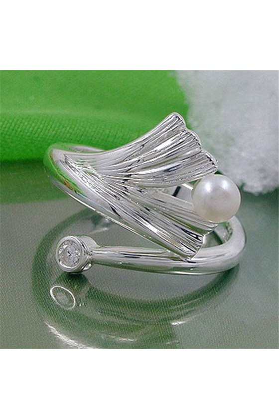 RING GINKGO LEAF SILVER 925