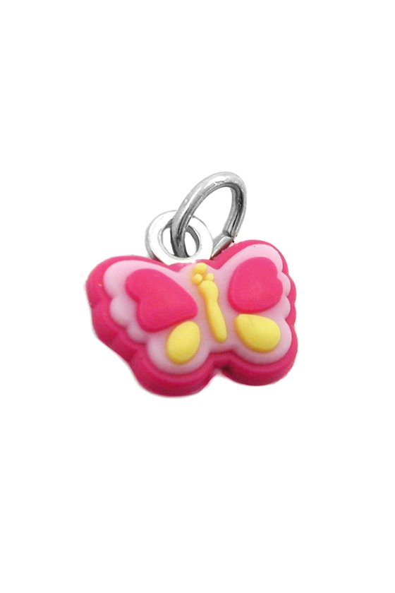 PENDANT BUTTERFLY COLOURFUL SILVER 925