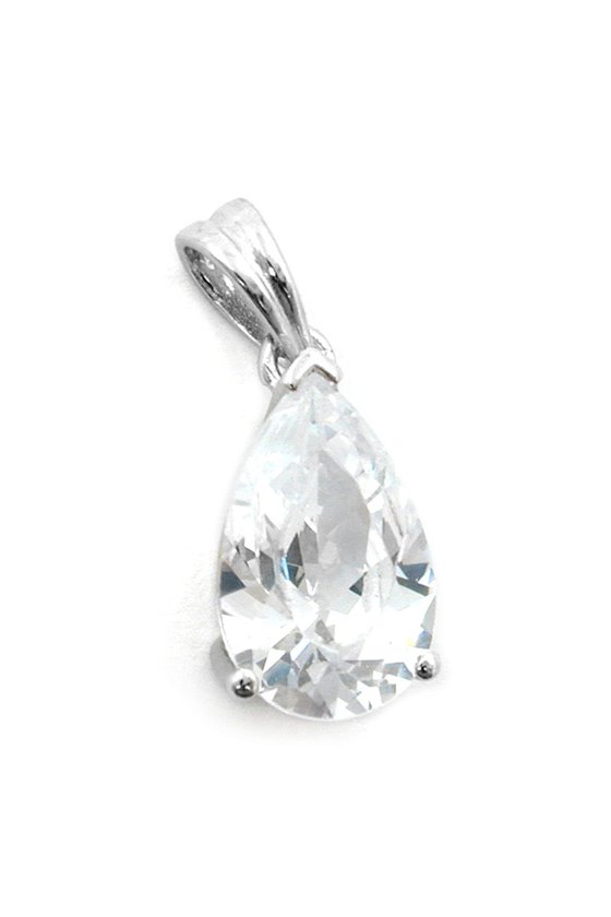 PENDANT WHITE ZIRCONIA SILVER 925