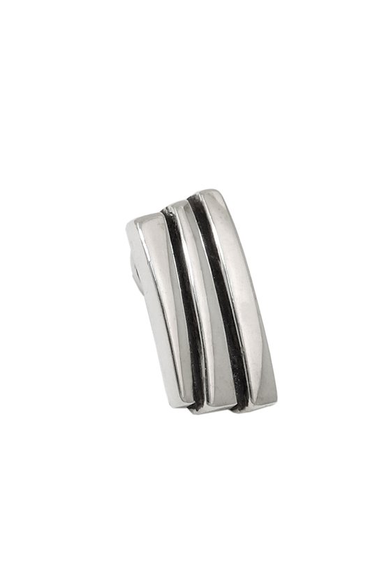 PENDANT 2 BLACK LINES SILVER 925