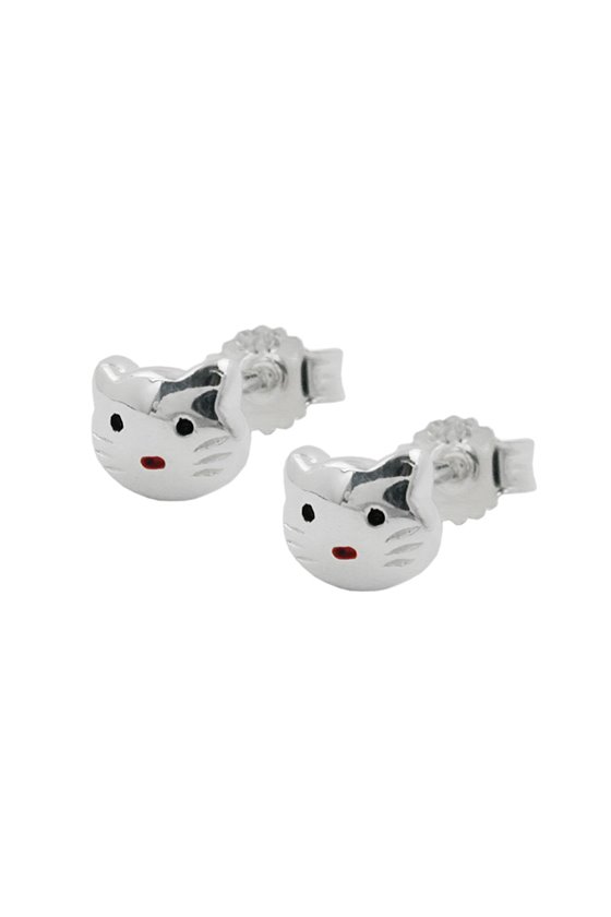 EARSTUDS CAT SILVER 925