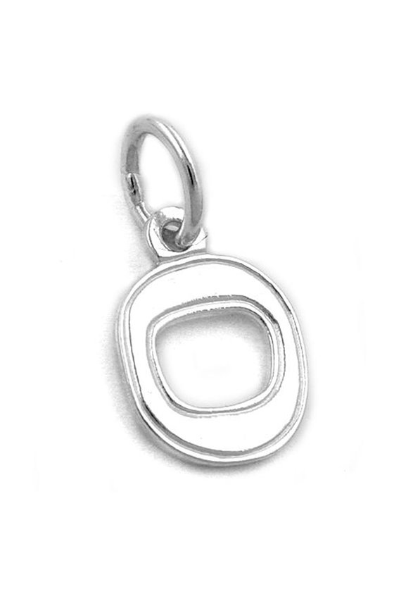PENDANT INITIALE O SILVER 925