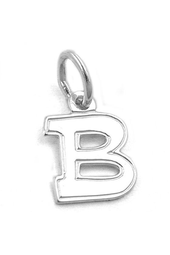 PENDANT INITIALE B SILVER 925
